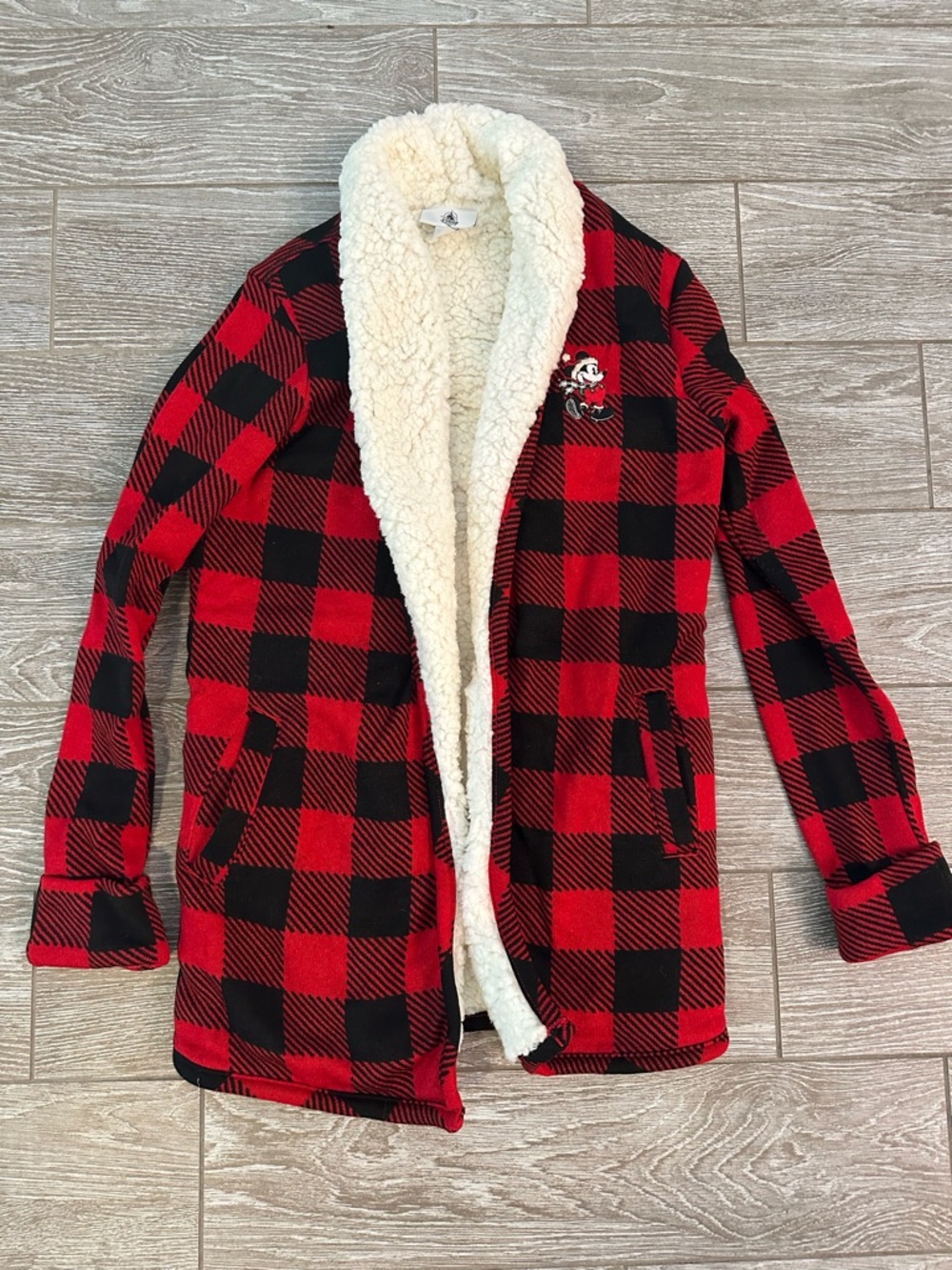 Disney Sherpa-Lined Cardigan sz XS